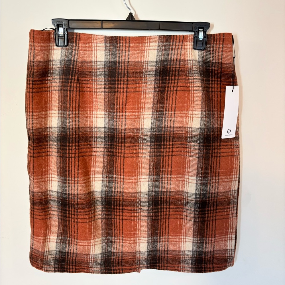 Wool Blend Short Pencil Skirt Med NWT